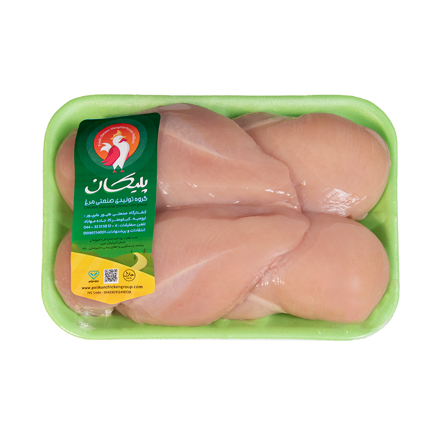 سینه پاک شده مرغ پلیکان